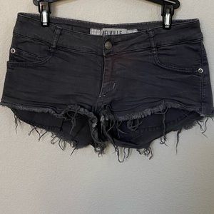 Brandy Melville Distressed Gray Shorts